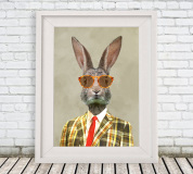 Vintage Rabbit Man